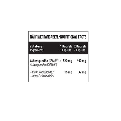 MST - Ashwagandha KSM 66® - 60 Caps