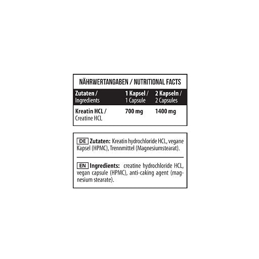 MST - Creatin HCL 90 caps