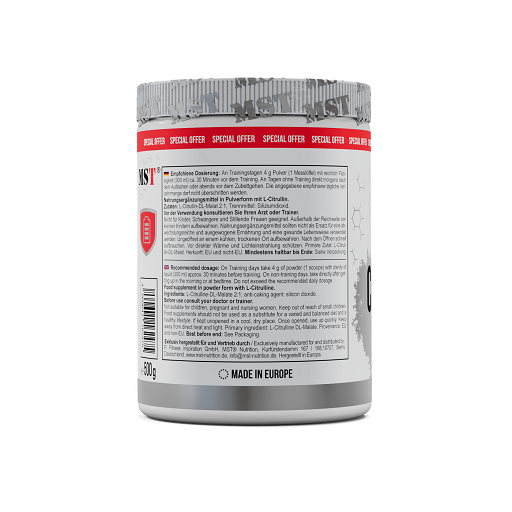 MST - Citrulline 2:1 -  500g neutral RAW