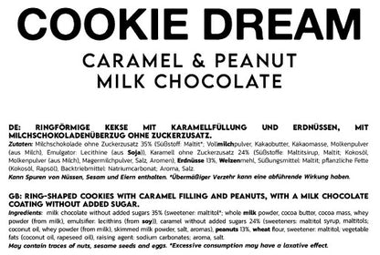 INLEAD Cookie Dream Caramel & Peanut 125g