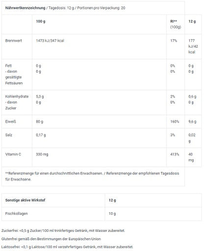 BioTech Marine Collagen 240g