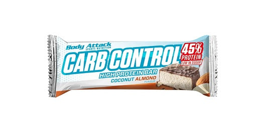 Body Attack Carb Control - Proteinriegel 100g (15 Riegel) OHNE ORIG. VERP.KARTON