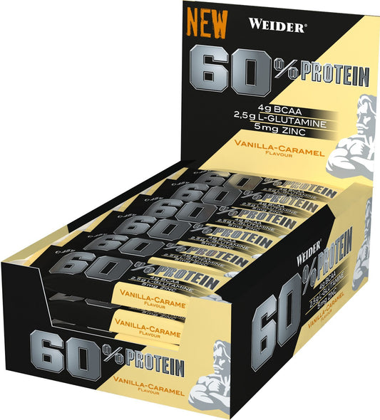 Weider 60% Protein Bar 24x45g OHNE ORIG. VERP.KARTON